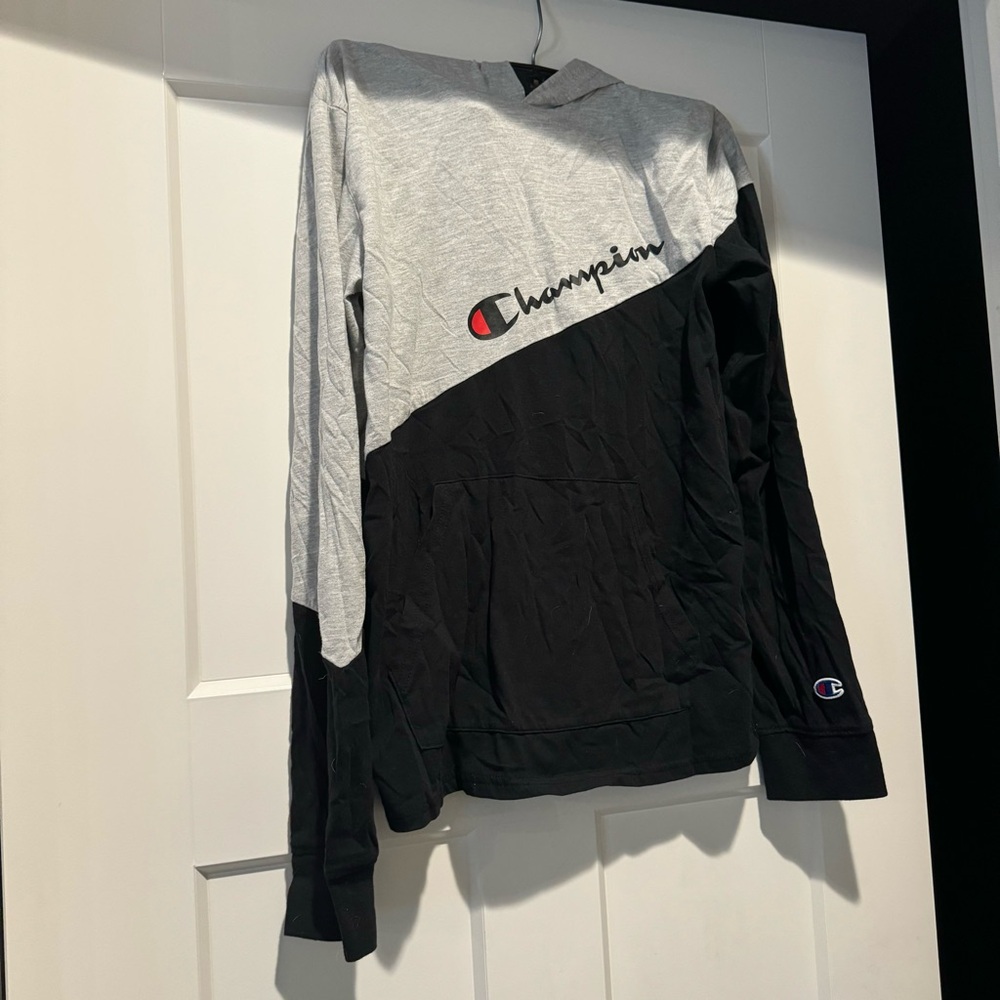 Champion kids XL hooded long sleeve